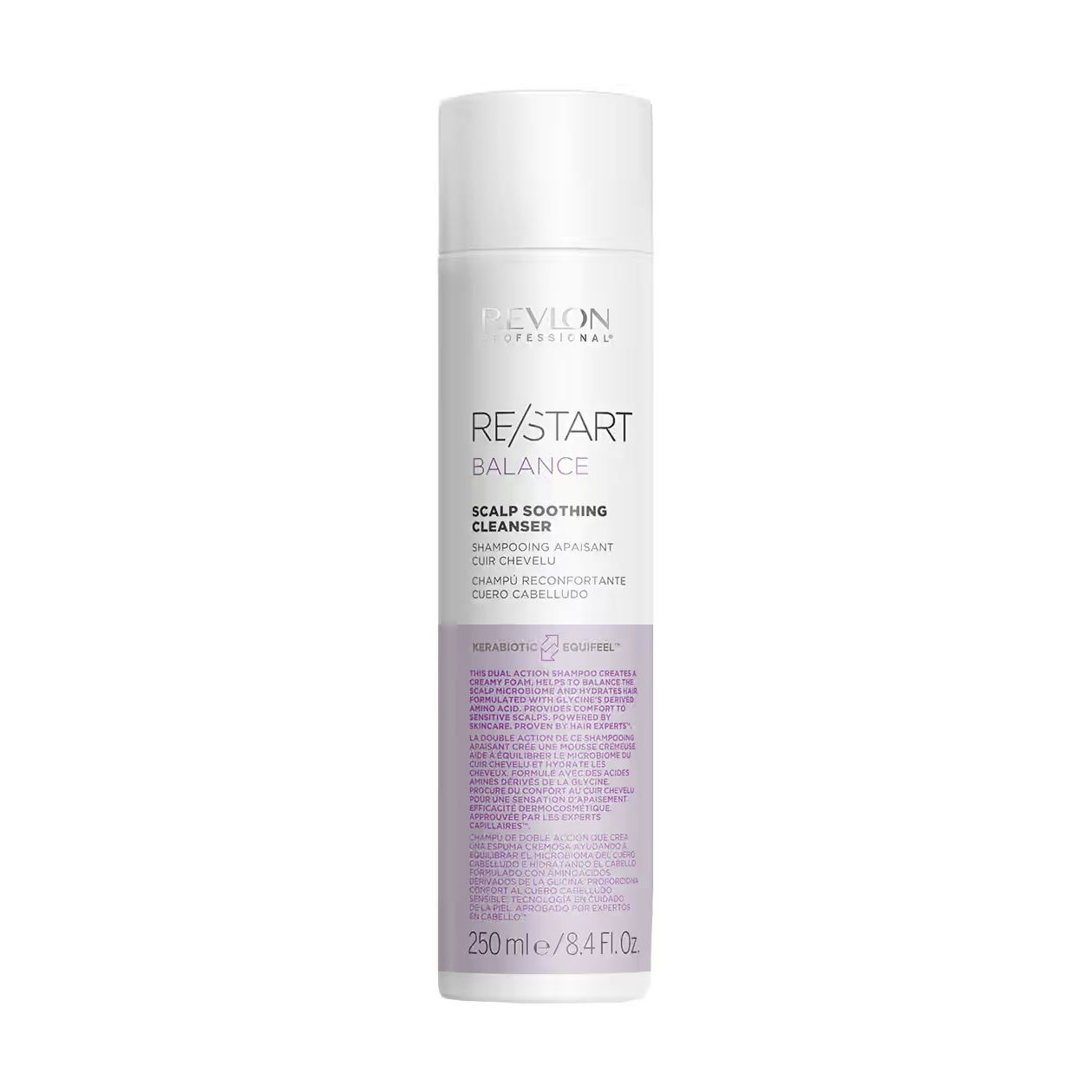 Шампунь Revlon Professional Restart Balance Scalp Soothing Cleanser  Shampoo для чутливої шкіри голови, 250 мл