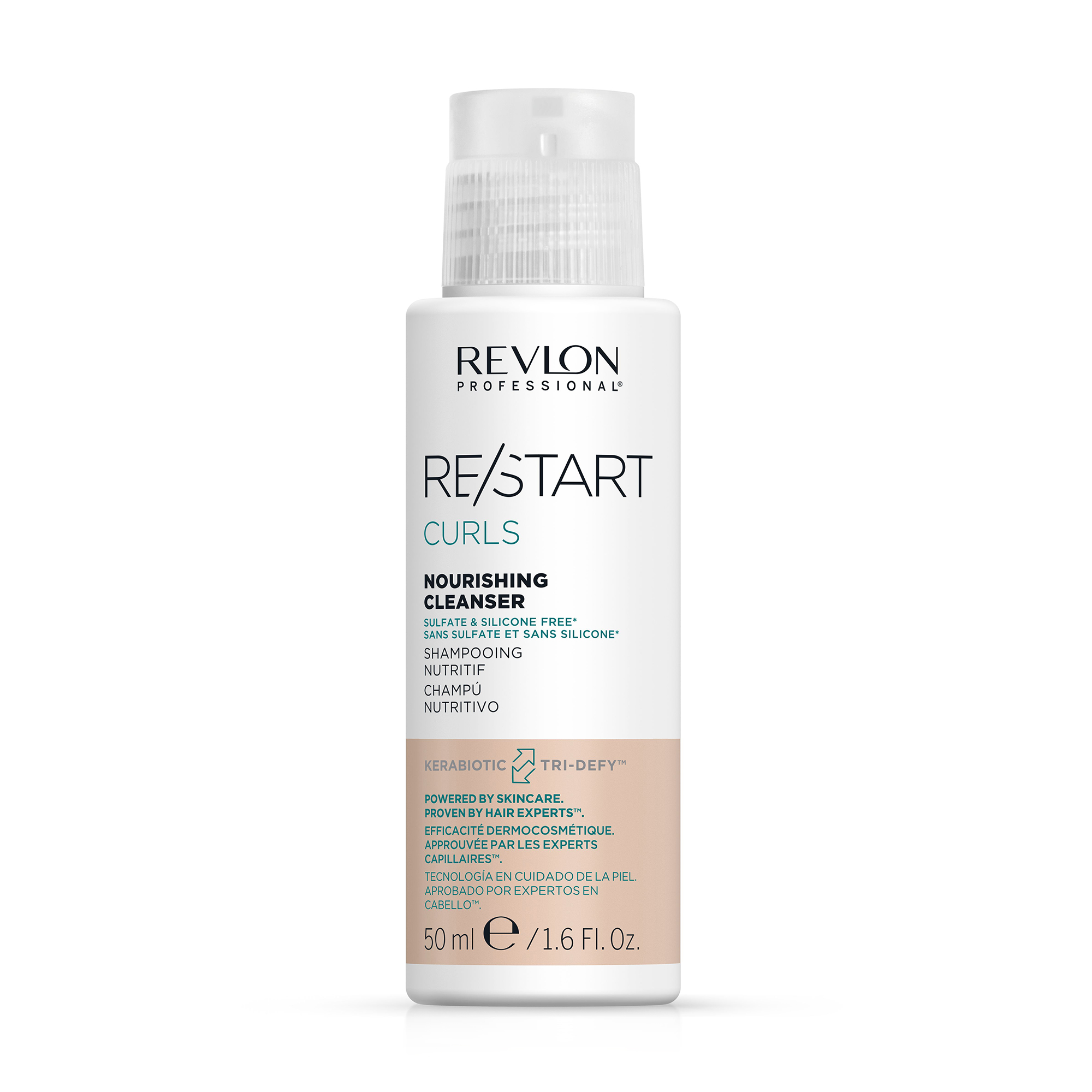 Живильний шампунь Revlon Professional ReStart Curls Nourishing Cleanser для в'юнкого волосся, 50 мл