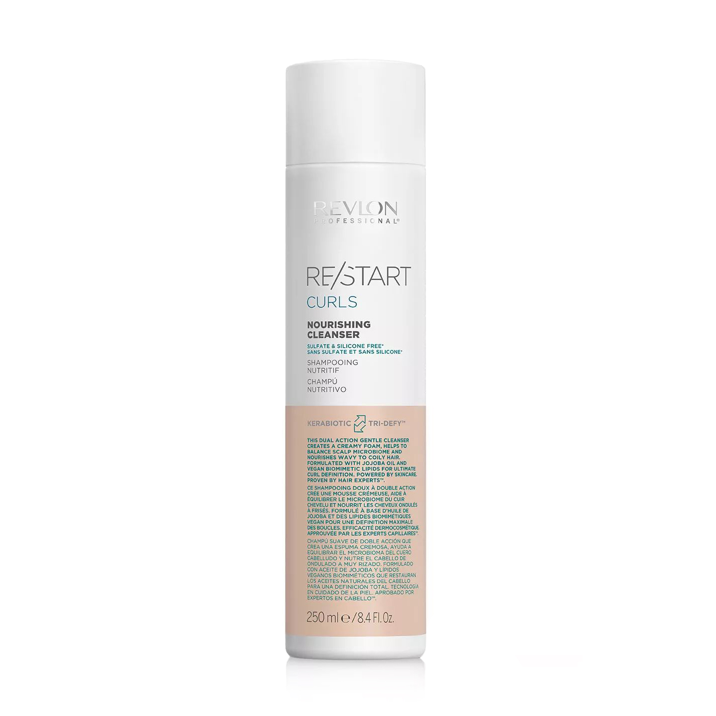 Живильний шампунь Revlon Professional ReStart Curls Nourishing Cleanser для в'юнкого волосся, 250 мл